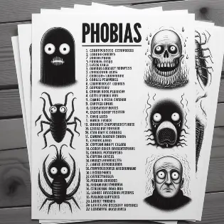 List of the strangest phobias that people have.