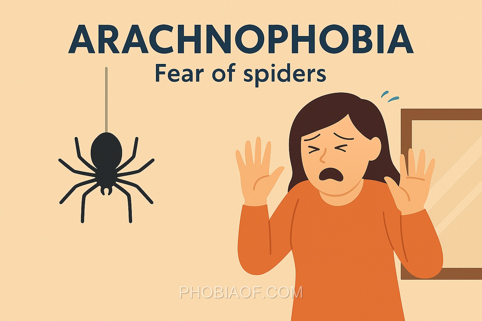 Arachnophobia - Fear of spiders
