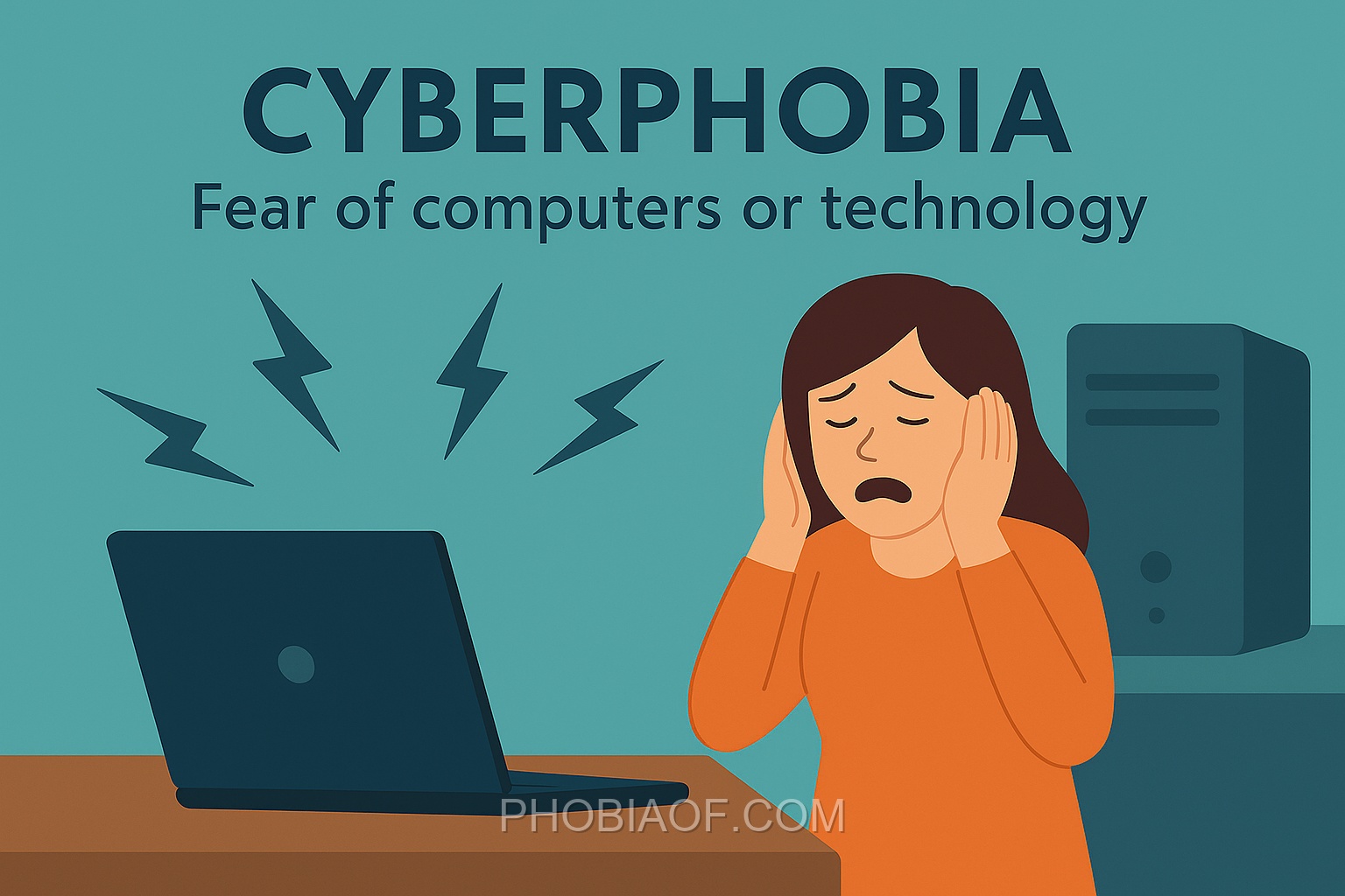 Cyberphobia - Fear of computers or technology