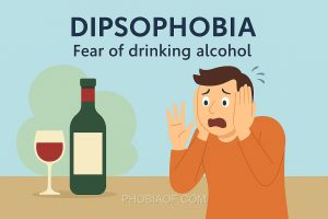 Dipsophobia - Fear of drinking alcohol