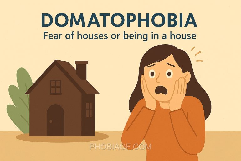 Domatophobia - Fear of houses or being in a house