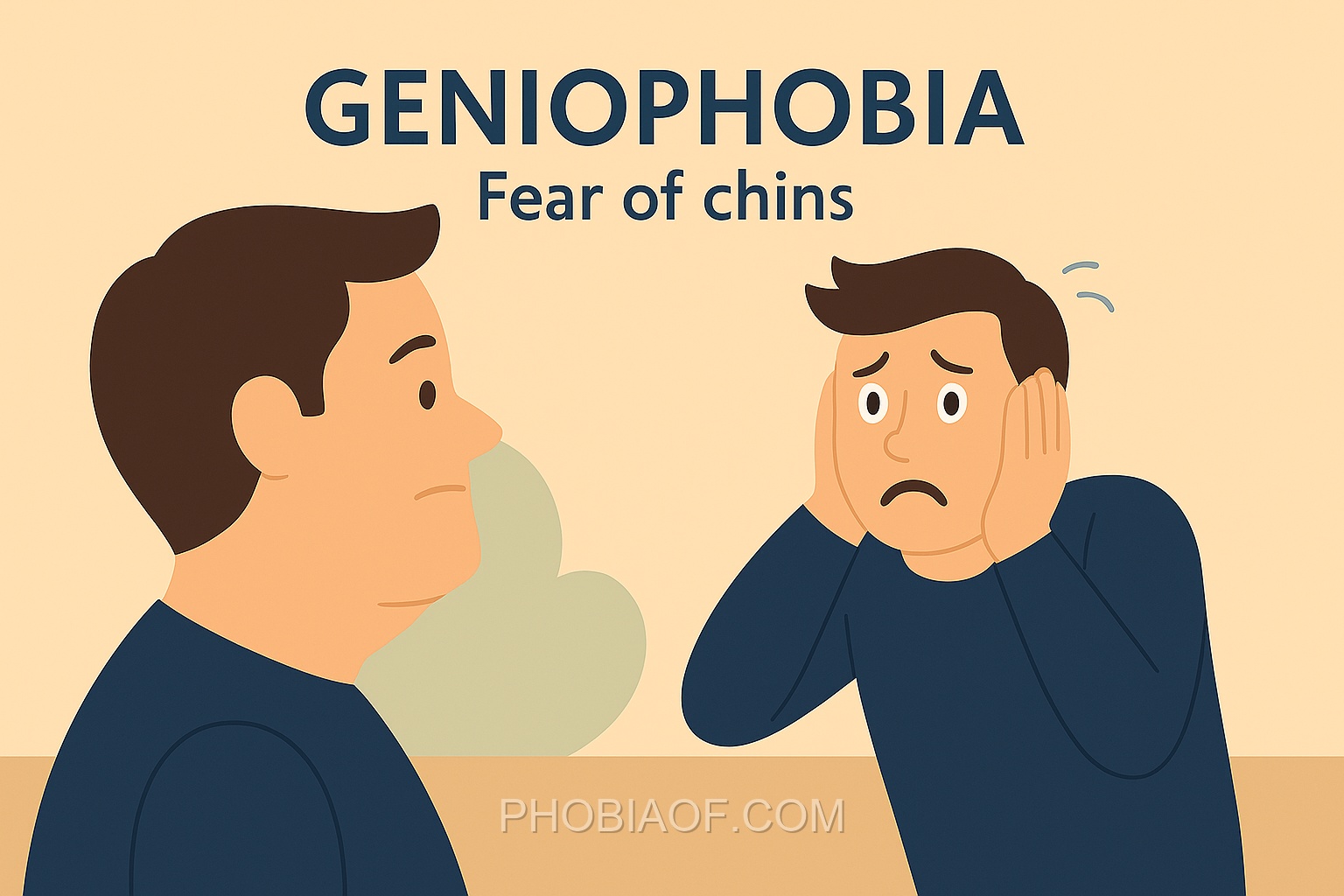Geniophobia - Fear of chins