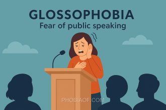 Glossophobia - Fear of public speaking