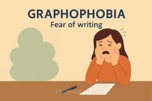 Graphophobia - Fear of writing