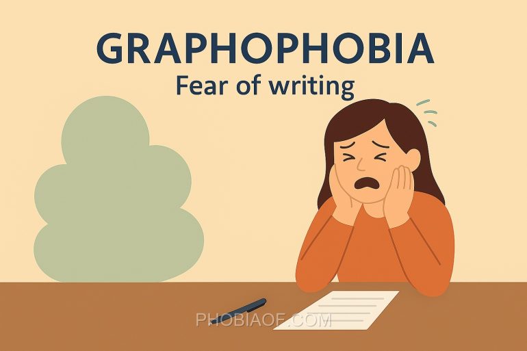 Graphophobia - Fear of writing
