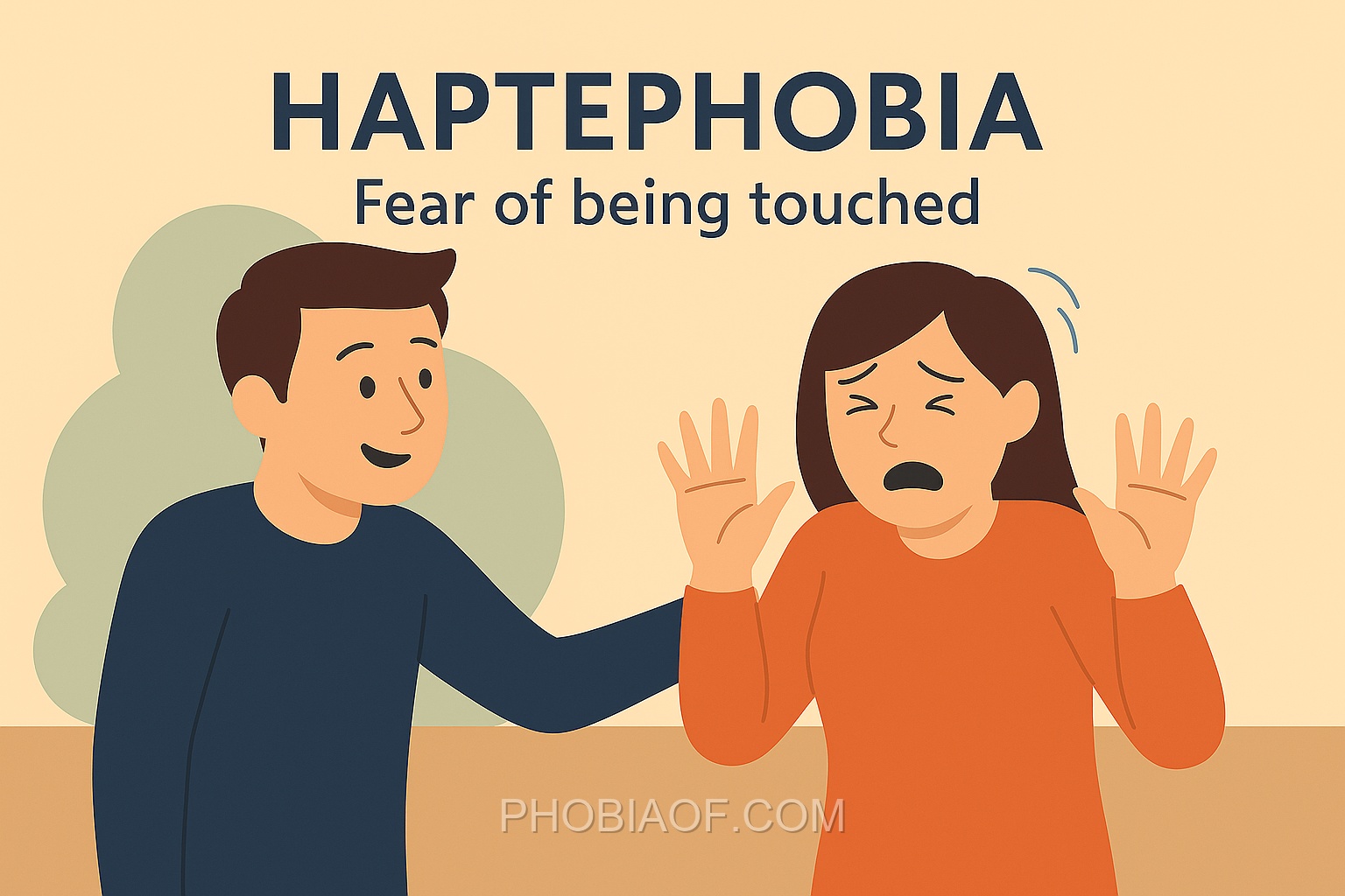Haptephobia - Fear of being touched