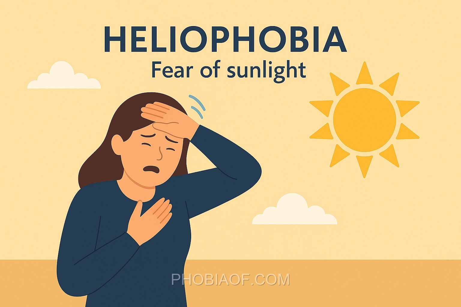Heliophobia - Fear of sunlight