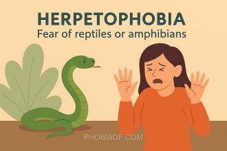 Herpetophobia - Fear of reptiles or amphibians