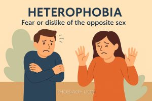 Heterophobia - Fear or dislike of the opposite sex