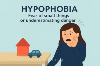 Hypophobia - Fear of small things or underestimating danger