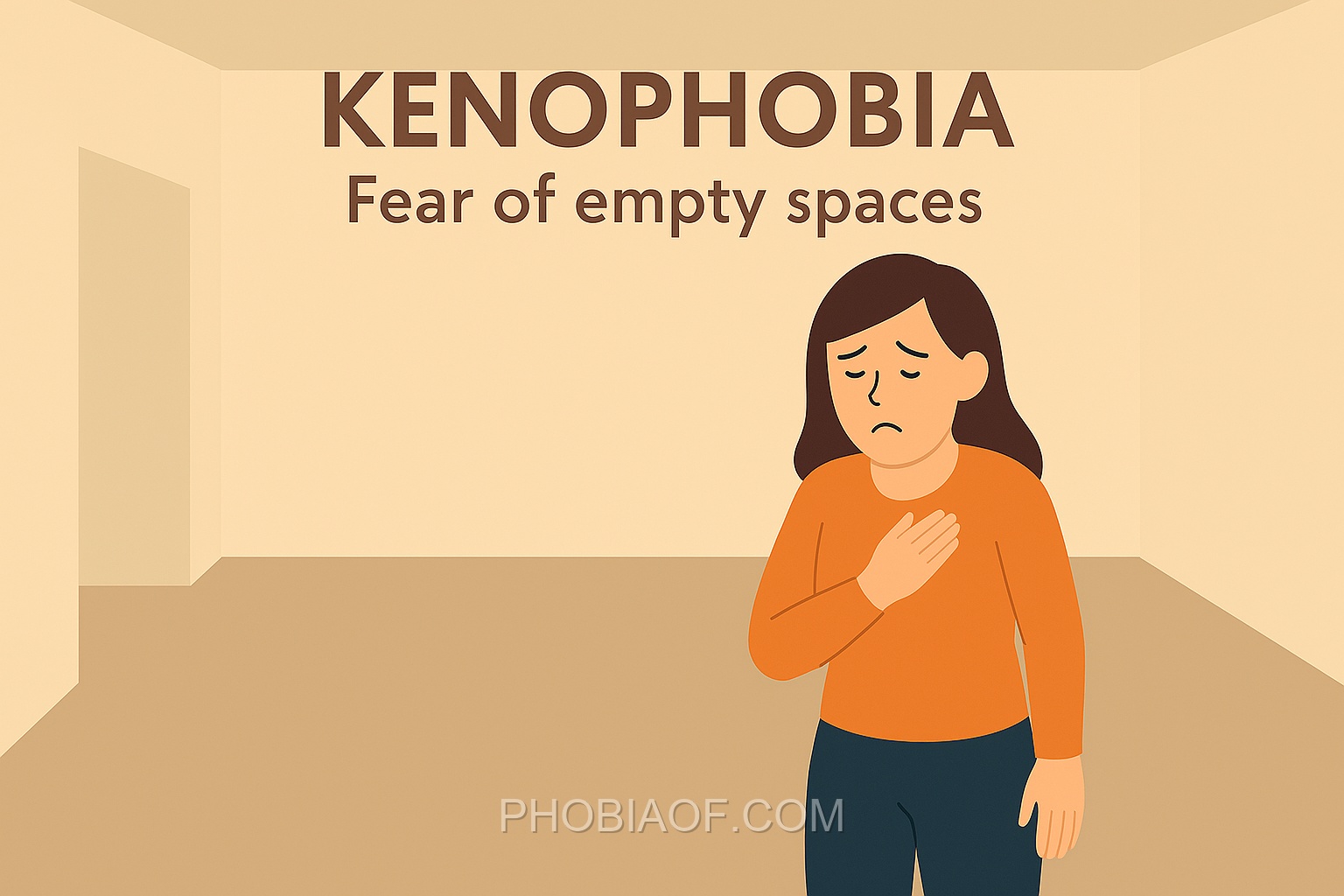 Kenophobia - Fear of empty spaces