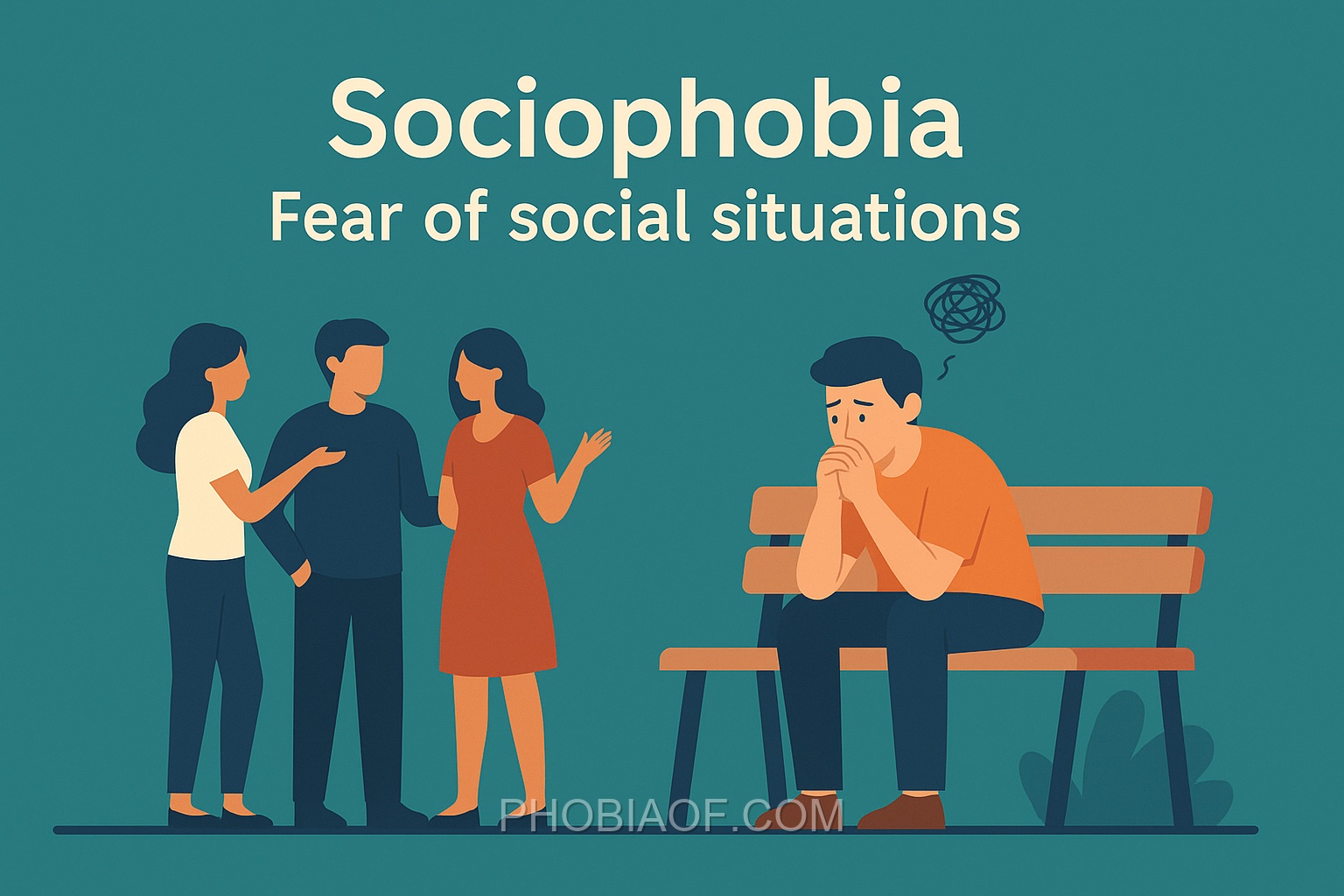 Sociophobia - Fear of social situations