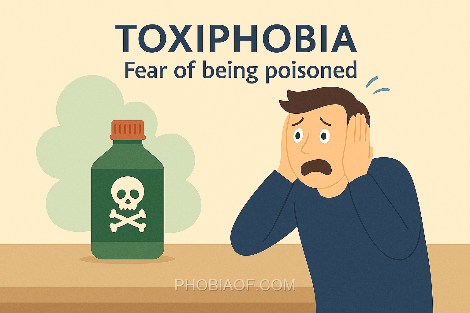 Toxiphobia - Fear of being poisoned
